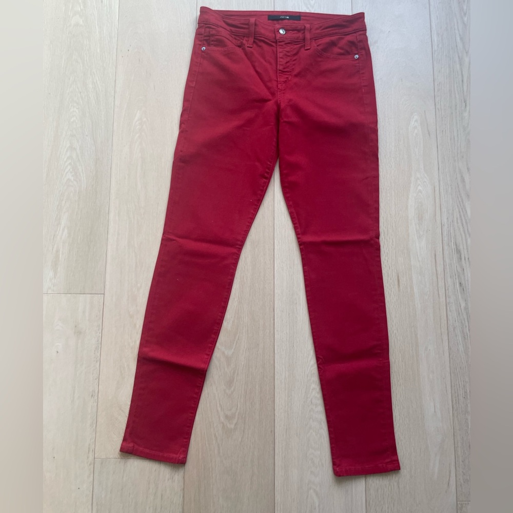 ❤️‍🔥 Show Stopping Joe's Jeans Vibrant Red Denim Jeans 🧨